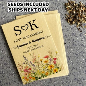 Custom Texas Wildflower Seed Packets - Etsy