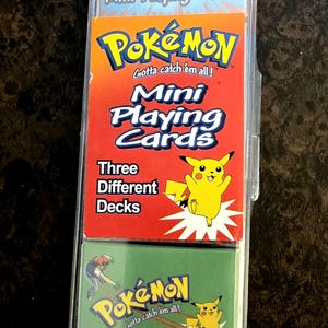 Mini Pokemini Card - Etsy