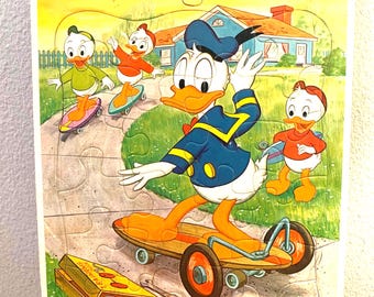 1960 Disney's Donald Duck Frame Tray Puzzle by Whitman Publishing