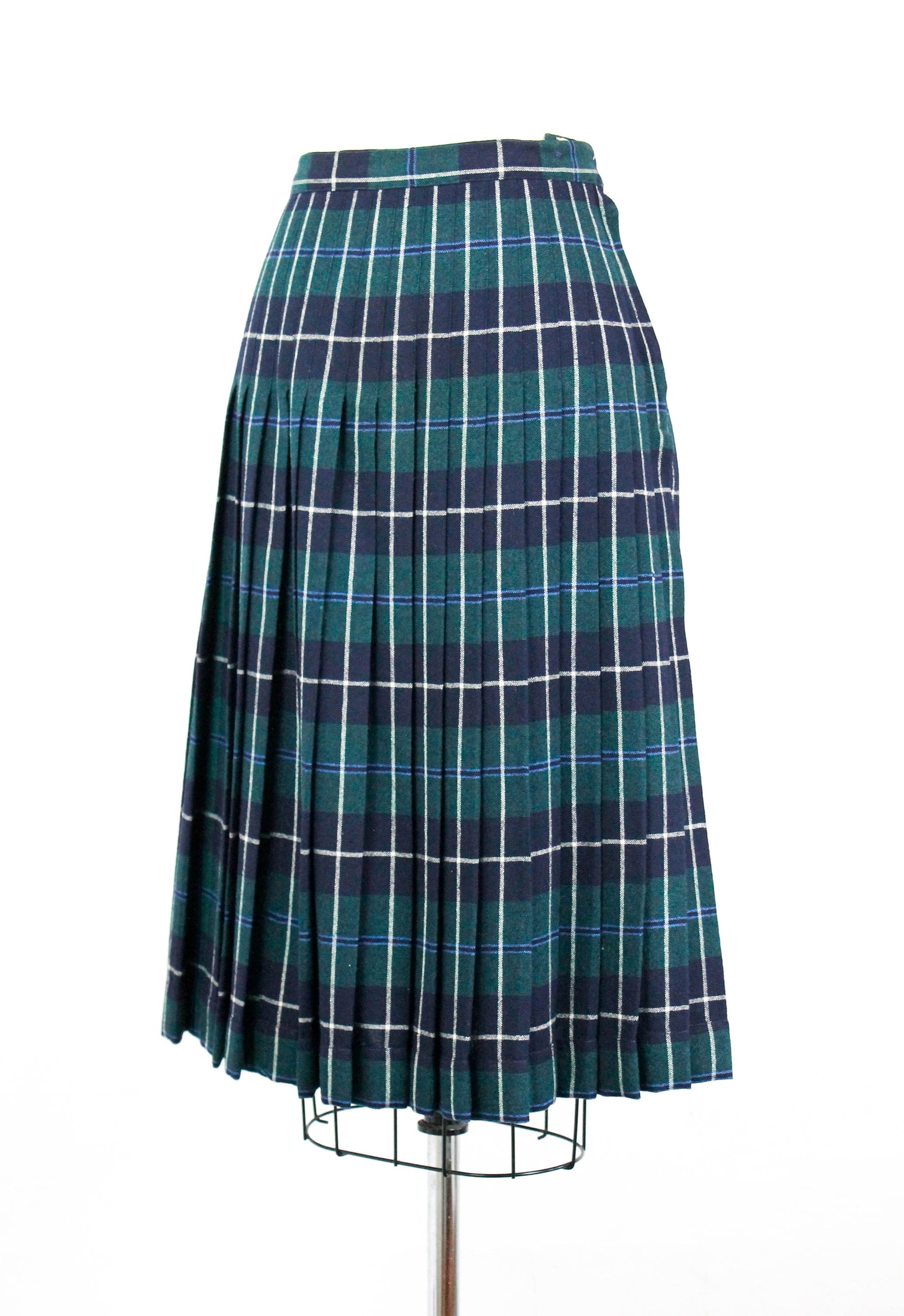 1950s plaid skirt // Merricat vintage 50s Pendleton Turnabout ...