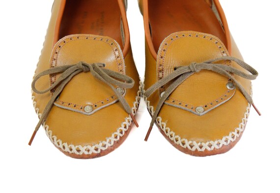 SALE 1950s shoes // The Understudy 1950s caramel … - image 3