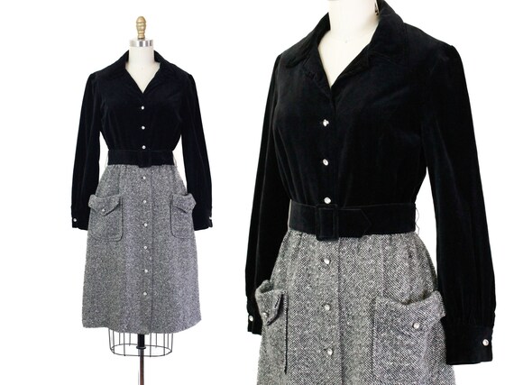1960s black dress // Diamond in the Rough vintage 196… - Gem