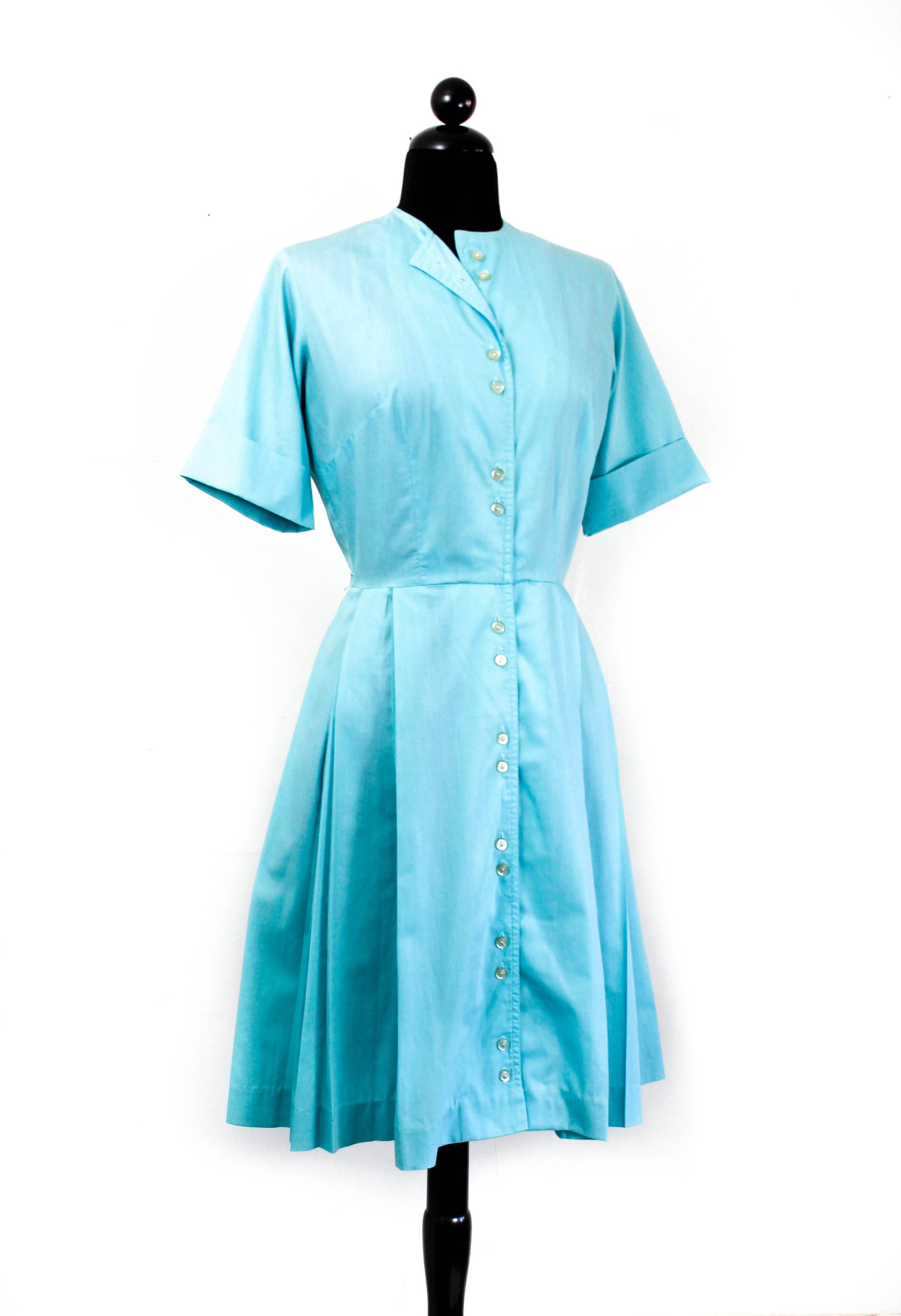 1960s shirtwaist dress // Blue Plate Special vintage 1960s dress . md / lg