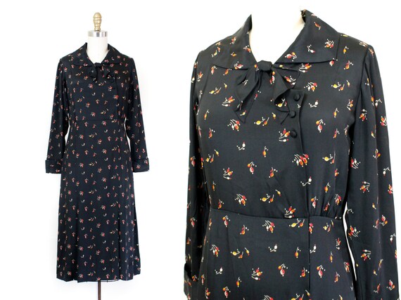1930s dress // Rosehips and Nutmeg vintage 1930s b
