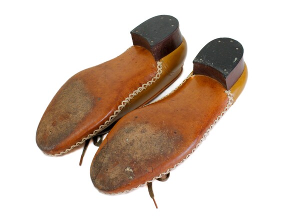 SALE 1950s shoes // The Understudy 1950s caramel … - image 9