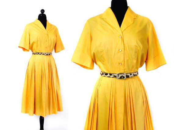 1960s shirtwaist dress // Marigold vintage 1960s y