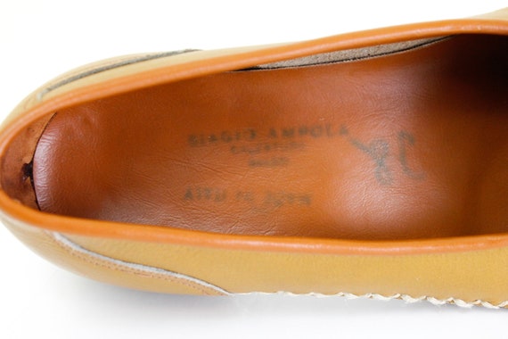 SALE 1950s shoes // The Understudy 1950s caramel … - image 10