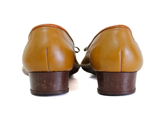 SALE 1950s shoes // The Understudy 1950s caramel … - image 7