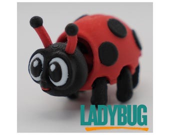 Ladybug - 3D Printed, Articulated Fidget
