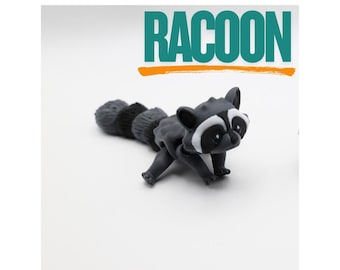Raccoon - 3D Printed, Articulated Fidget