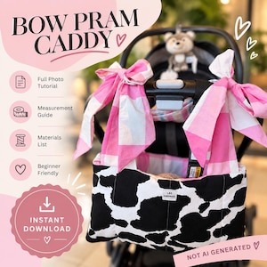 Bow Pram Caddy Sewing Guide – Beginner Friendly Tutorial (Digital Download)