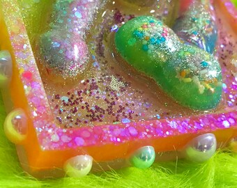 Sixty Nine UV Wall Art Sculpture 4" x 4" -Mature-