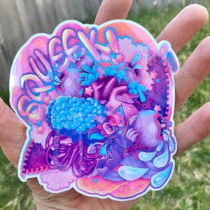 Sugary Surgery Art Sticker by Squeekie Von Snuggle