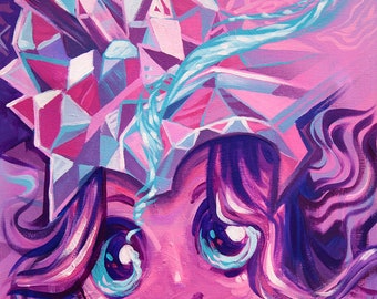 Angel Quartz Sprite - High Quality Original Art Print - 8 x 10 inches