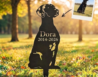 Vizsla Corten Steel Dog Silhouette , Pet Memorial , Spring Garden Gift , Rust Art , Garden Décor