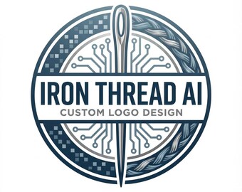 Design de logotipo personalizado com IA | Identidade visual única | Entrega rápida + logotipo bordado grátis