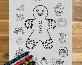 Christmas countdown coloring pages | Advent Calendar coloring pages | Holiday Activity | Digital Download | Printable | 24 sheets total