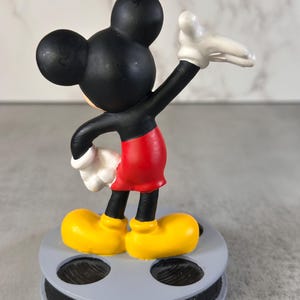 Vintage Mickey Mouse Figurine on Film Reel Base | Disney Collectible Figure | 4.5 Inch Character Display image 3