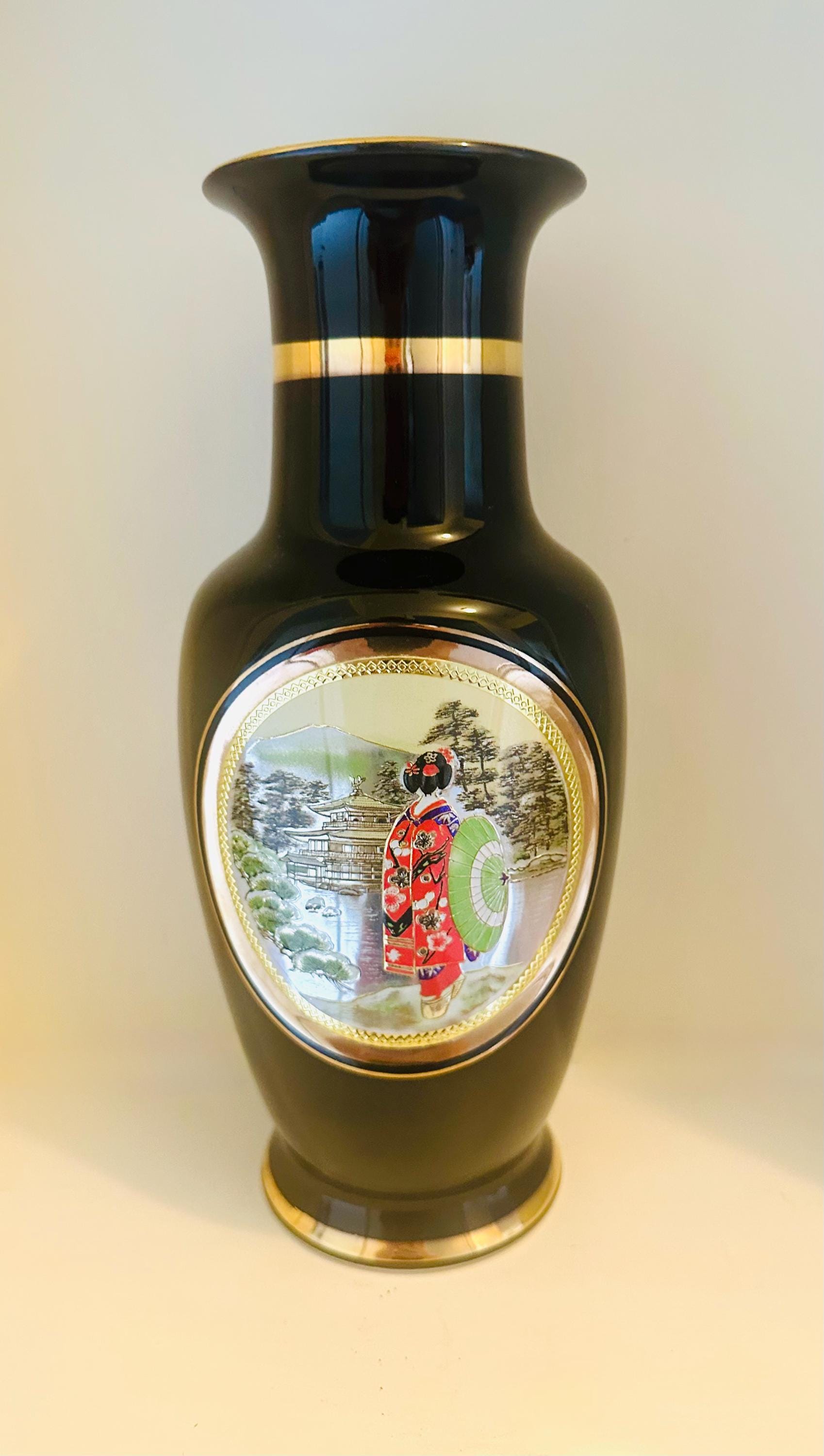 Chokin Gold Vase - Etsy
