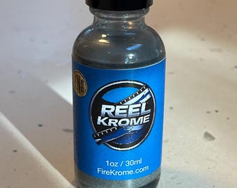 ReelKrome Liquid Chrome Paint – Brush Spray for Models, Cosplay, Props (1 oz)