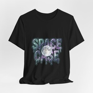 Space Case T-Shirt | cosmic astronaut mission patch, science nerd apparel