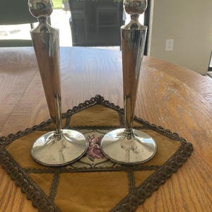 Fisher Sterling Candlesticks - Etsy