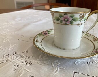 Taza de té Noritake Nippon Demitasse vintage