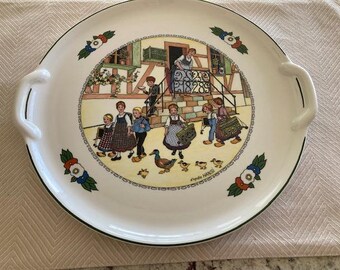Plato para tartas con asa Villeroy & Boch Hansi d'Alsace de 30 cm