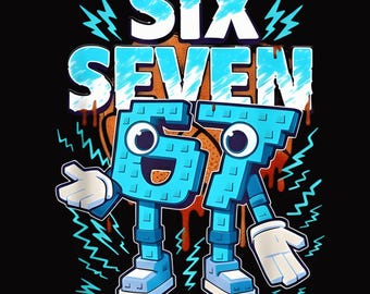 ブレインロットを盗む シックスセブン イタリアンブレインロット キッズゲームミームPng、野球の背番号、シックスセブンアイスクリームドリップ67ミームGenアルファスラングPng