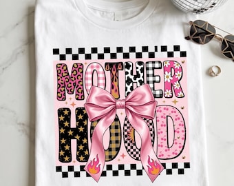 ストライプ柄の母の日PNG画像、トレンディなママの昇華プリントデザイン、母の日のDIYギフト、プレッピーなママのシャツデザイン、流行のシャツデザイン