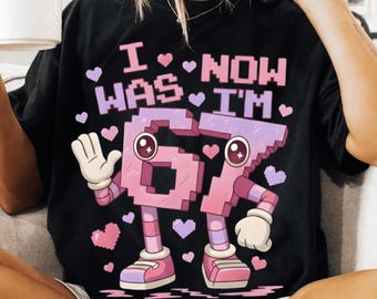 私は6歳、今は7歳です。Png 67 Brainrot Meme クリップアート、面白いゲーマーの誕生日デザイン、ピクセル番号グラフィックアート、トレンディな67の誕生日プレゼントPNG