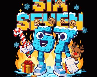 Voler un Noël italien Brainrot Six Seven PNG Brainrot Kids Gaming Meme PNG numéro de baseball, Six Seven Ice Cream Drip 67 Meme png thumbnail