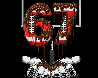 Soccer 67 Six Seven Funny Gen Alpha goutte à goutte Png, Soccer 67 Meme png, Funny Gen Alpha goutte à goutte Design, Cool Football Meme Png