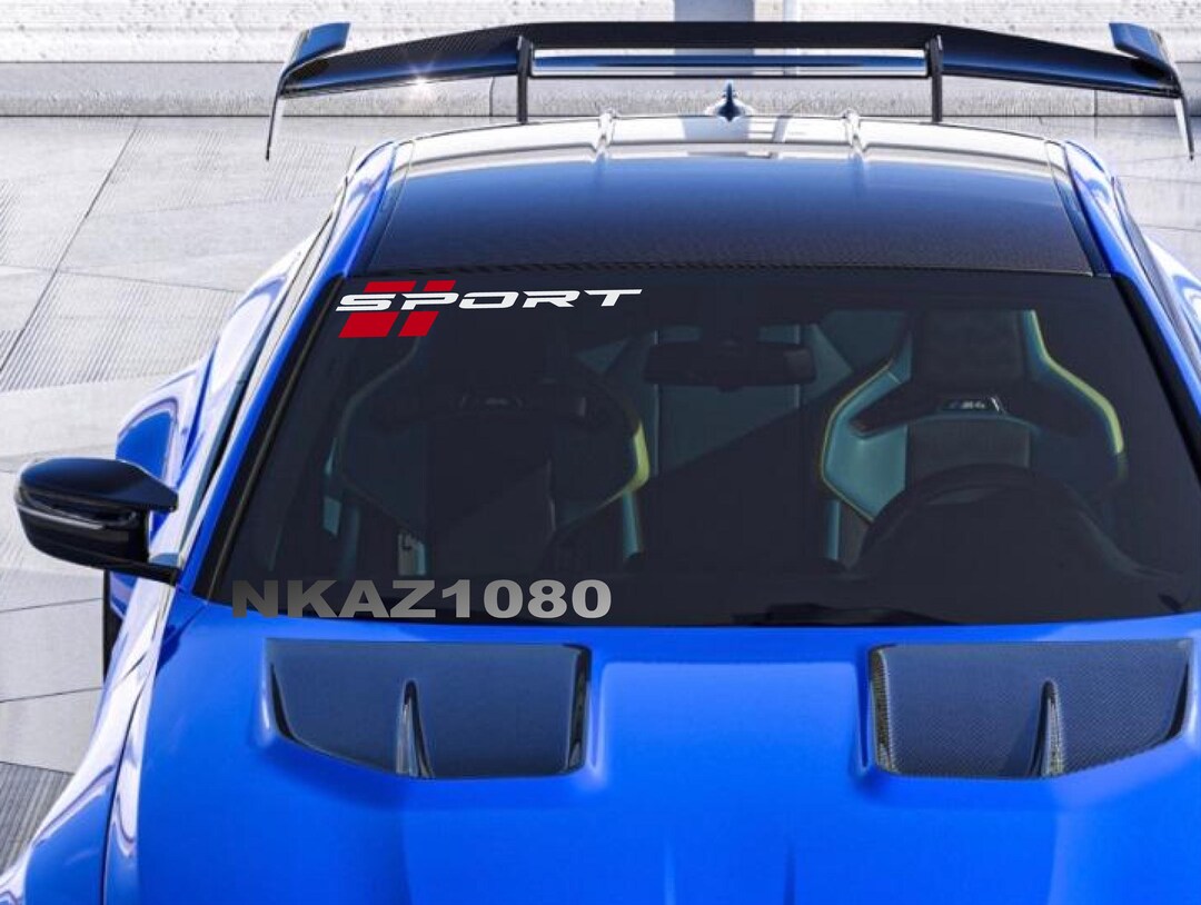 SPORT Windshield Decal Sticker Racing Performance Motorsport Car Logo ...