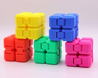Infinity Cube skrivbordsleksak – Fidget-kub för stress- och ångestlindring
