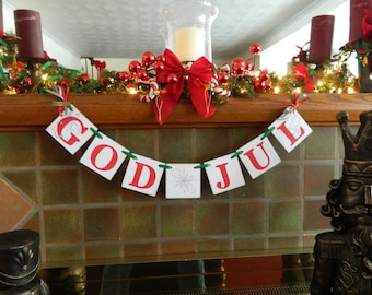 god jul banner norwegian holiday decorations happy christmas nordic decor swedish christmas banner scandanavain christmas decor - Norwegian Christmas Decorations god jul banner norwegian holiday decorations happy christmas nordic decor swedish christmas banner scandanavain christmas decor - Norwegian Christmas Decorations