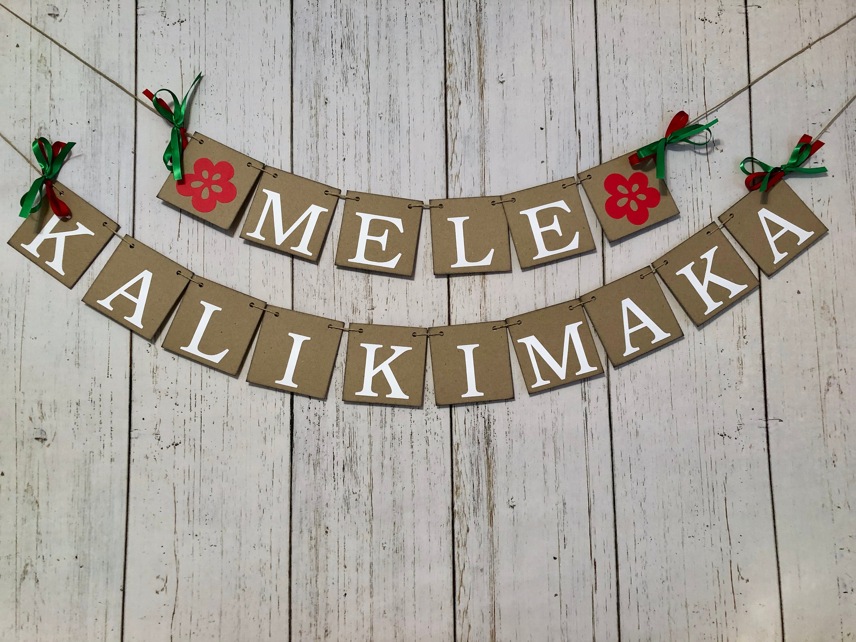 Mele Kalikimaka Christmas Decoration 