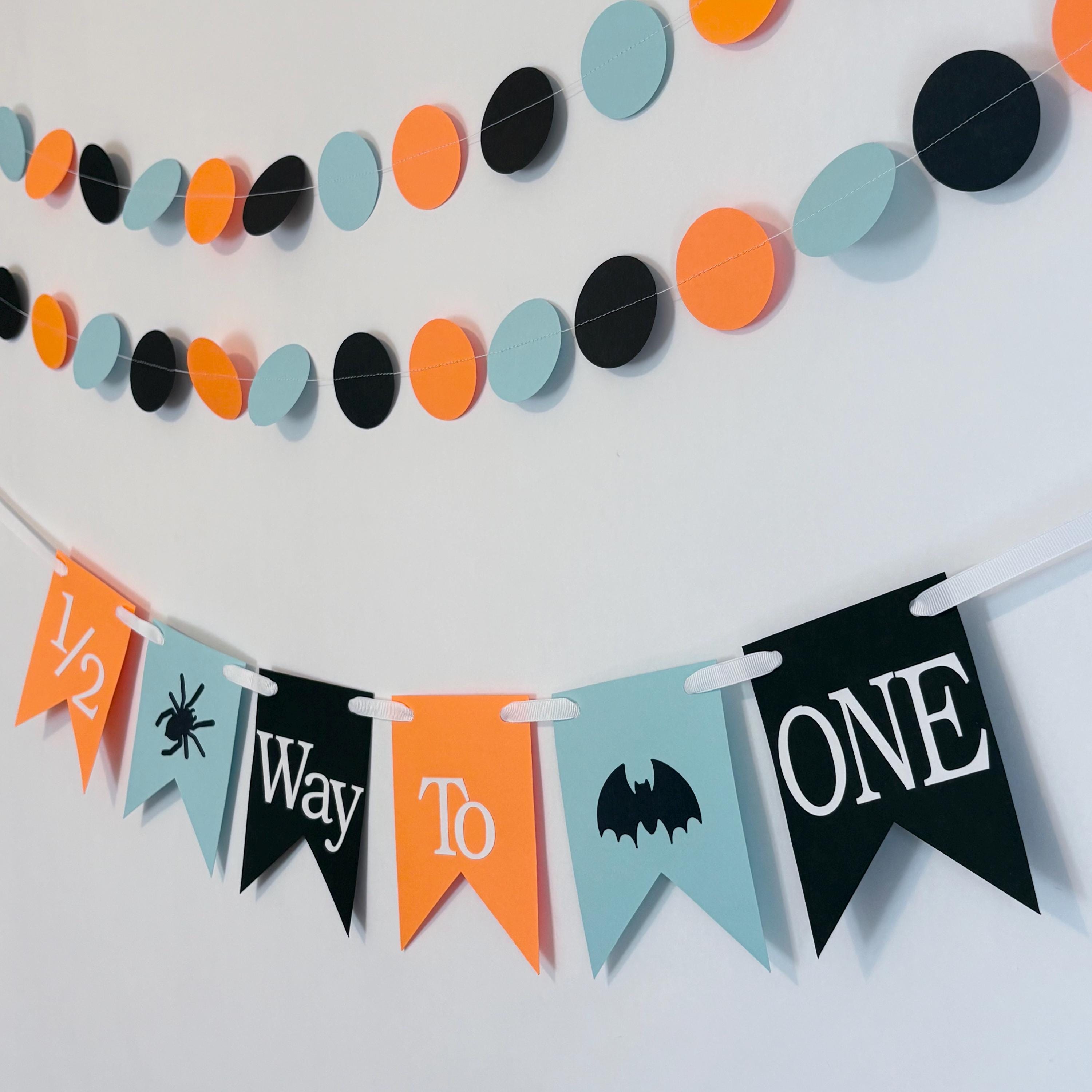 Halloween Hexen Babyparty Dekoration – ‚A Baby Is Brewing‘ Banner 35,6x180,3 Cm, Lila/orange, Für Haustür & Veranda