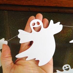 Halloween Decorations Halloween Garland Ghost Decoration Spooky decor Halloween Party Decor Classroom Decor image 5