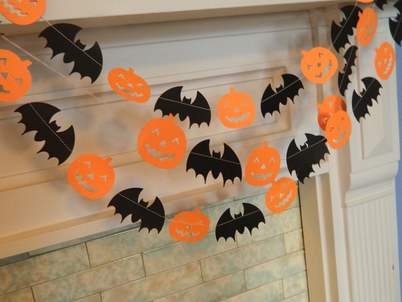 Halloween Decorations SPOOKY Banner Halloween Garland Halloween Banners Spooky Halloween Party Sign /Halloween/Photo Prop image 4