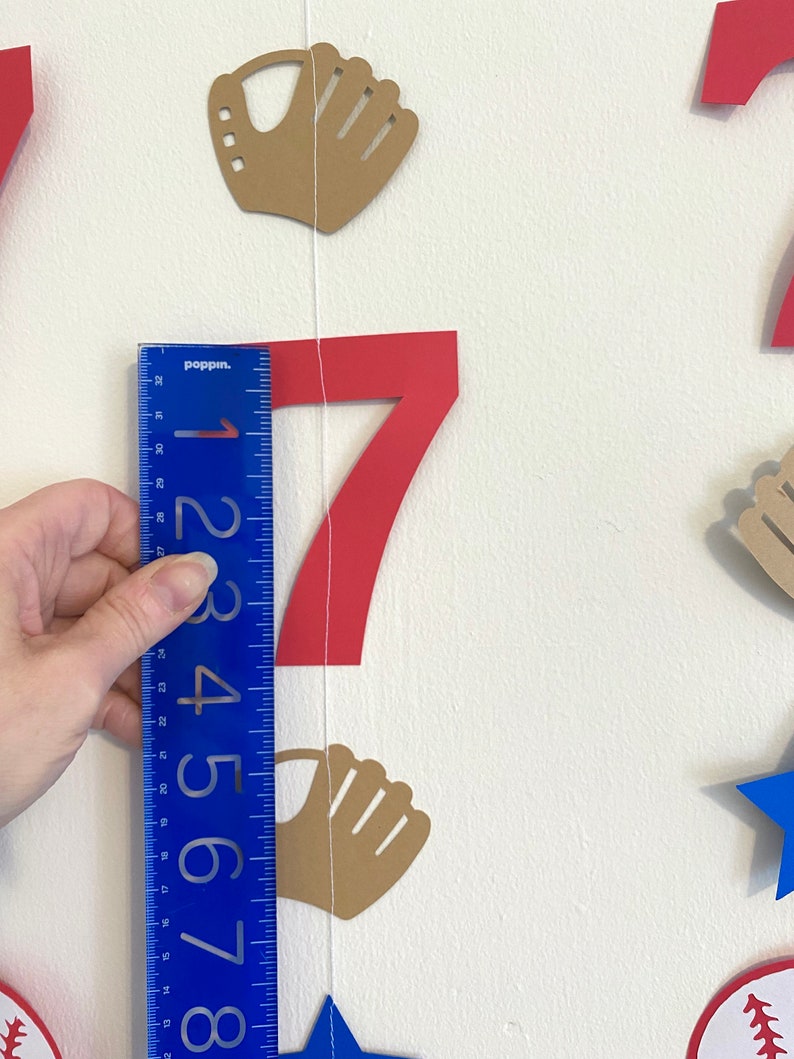Cool Baseball Ruler Baseball Themed Birthday Decorations, Rookie of the Year, Rookie Year ...