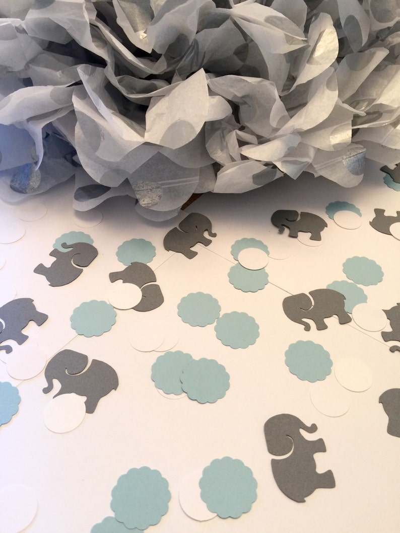 Elephant Baby Shower Decorations / Elephant 1st Birthday / Etsy