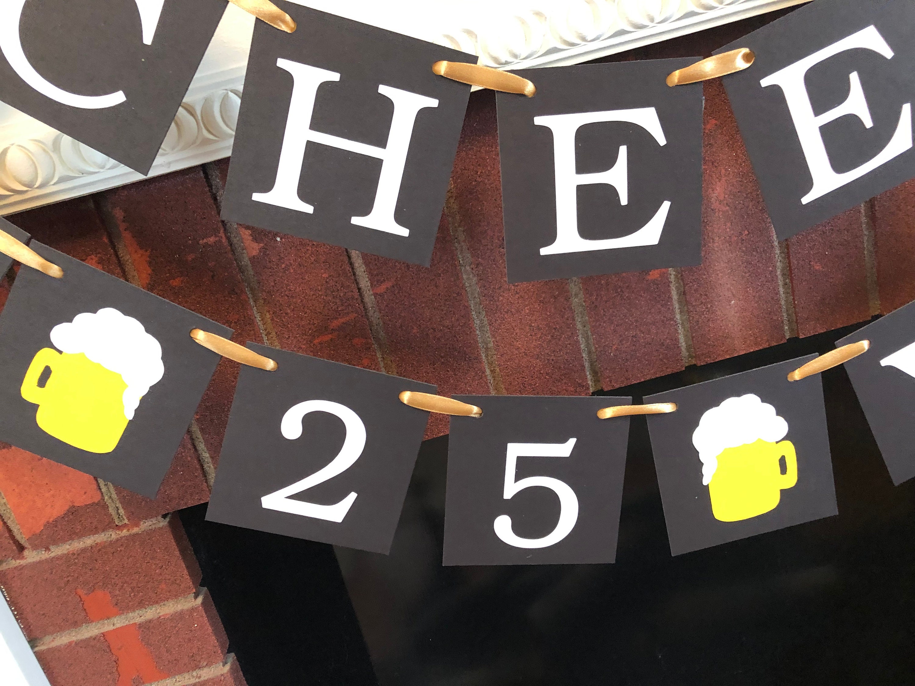 Cheers to 30 Years Banner Retirement Banner 50th 60th 80th Etsy