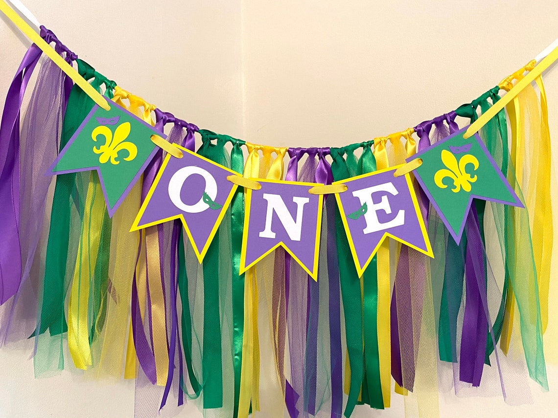 mardi gras first birthday