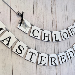 Masters Degree Graduation banner - Graduation decoration - custom Congratulations Banner - Masters Graduation - Male or Female Graduation