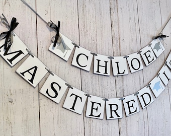 Custom Masters Graduation Banner: Personalized Congratulations Decor