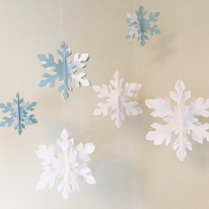 Baby Its Cold Outside Baby Shower Boy - ONEderland Birthday Decorations Girl - Little Snowflake Decor - Winter Birthday - your color choice