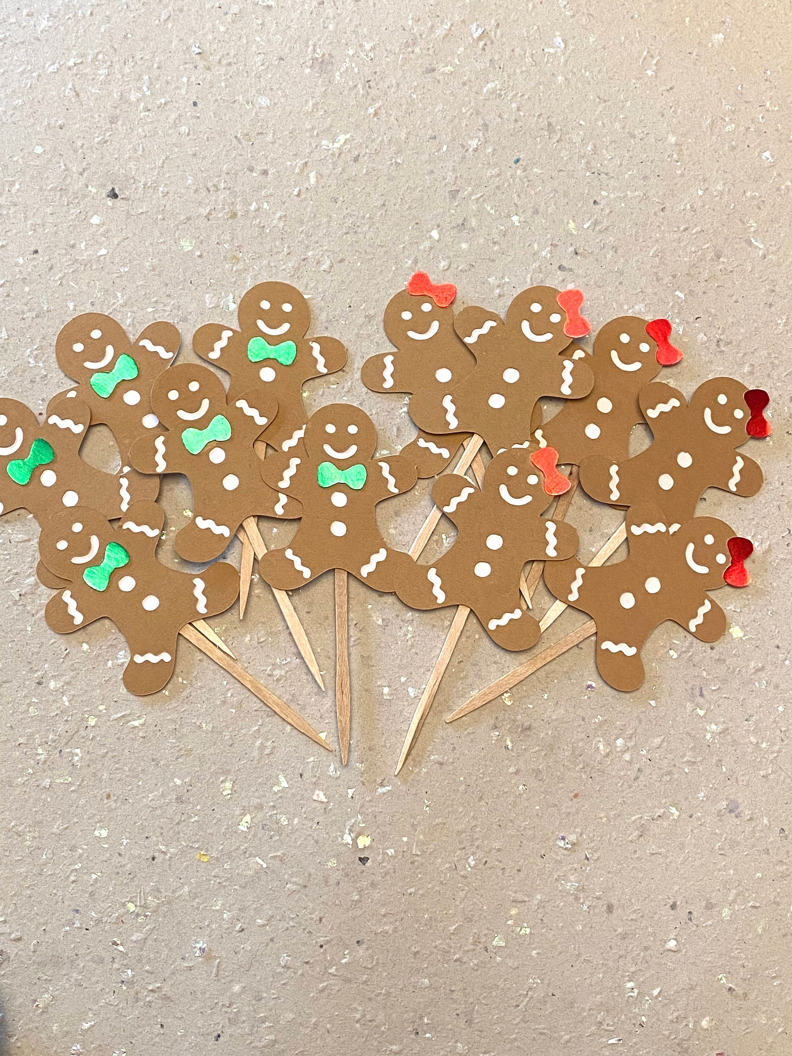 Gingerbread Gender Reveal Banner christmas Gender Reveal Etsy