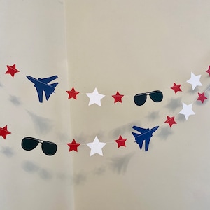 Military Jet 1st Birthday Decorations- Custom Jet Baby shower Banner- Airplane 2nd birthday - Fighter Jet Room Decoration - Two fly
