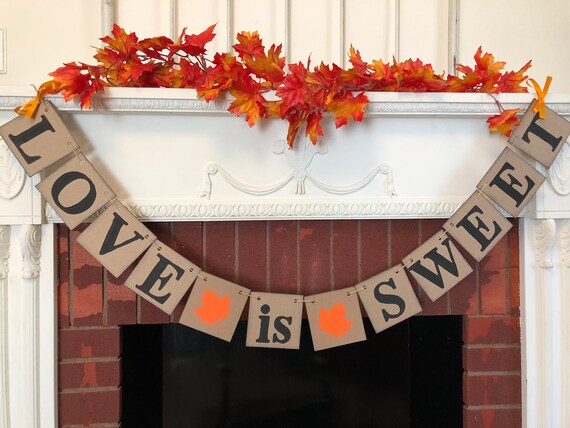 Fall Wedding Shower Decorations Autumn Engagement Party Etsy